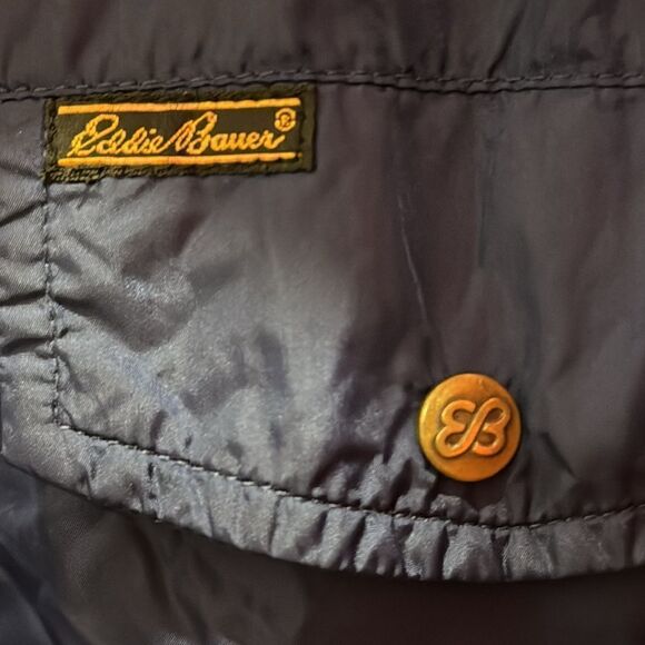 Vintage Eddie Bauer Bright Blue Windbreaker Pullover Jacket Size XL - Picture 11 of 13